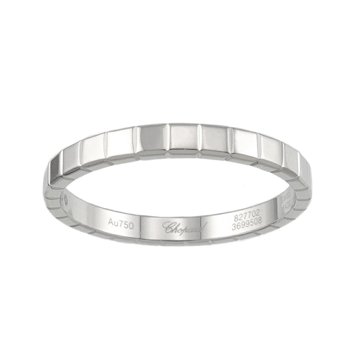 Ice Cube Ring 18K WG 750 Size7.75-8(US)