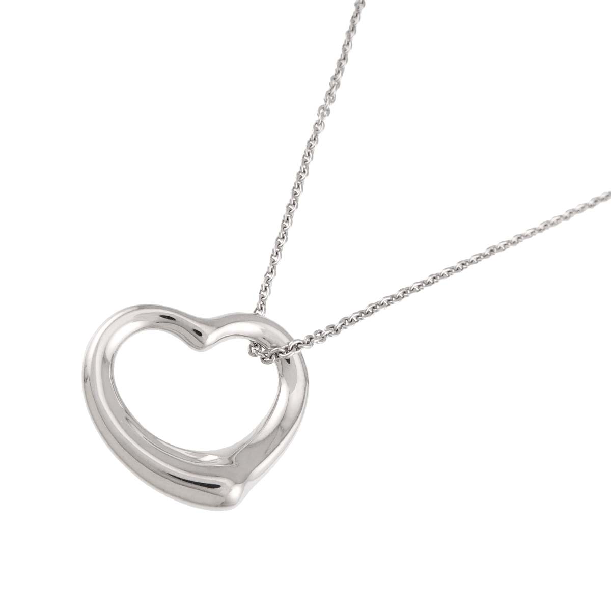 Open Heart Necklace Silver 925