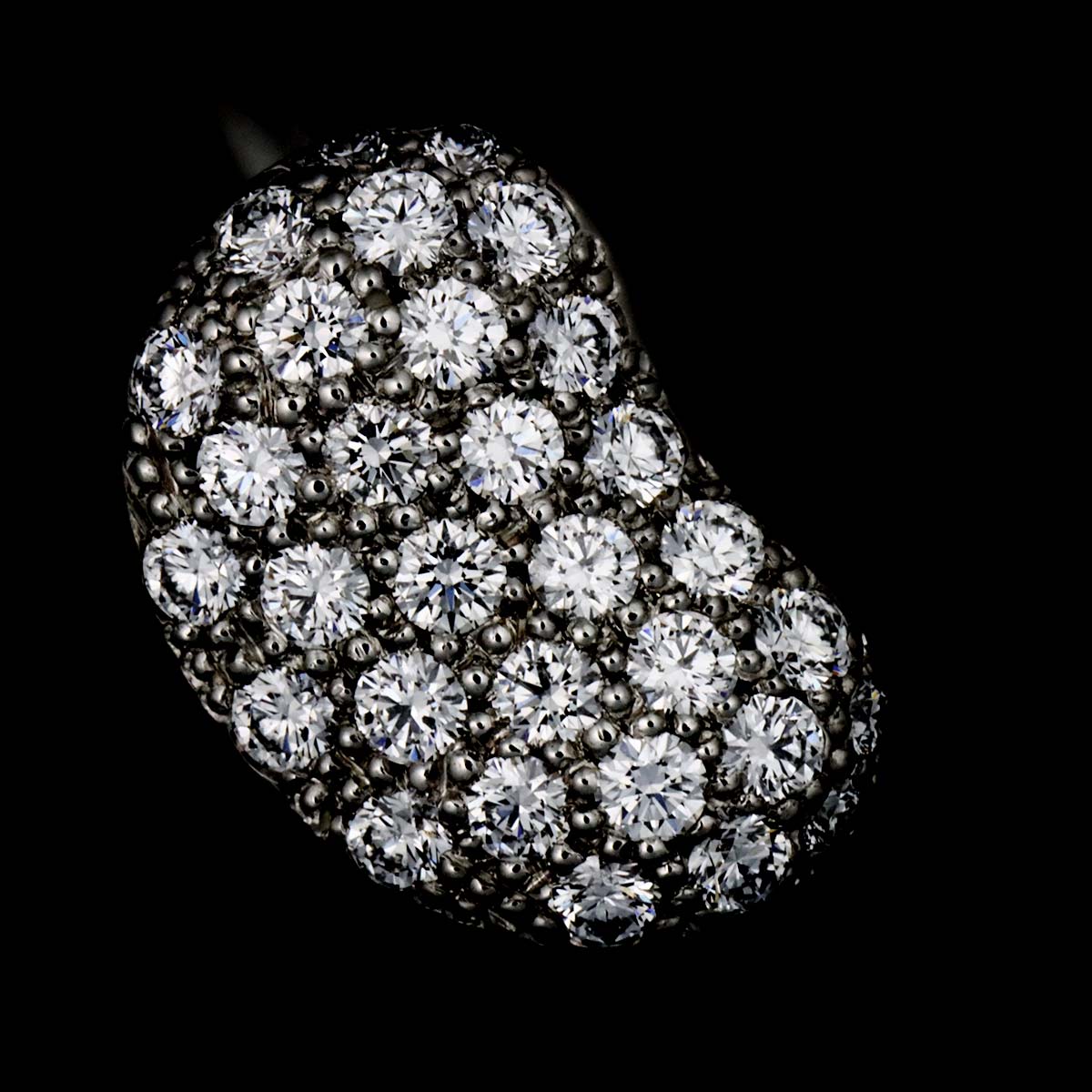 Bean Diamond 0.38ct Ring Pt Platinum Size5.5-5.75(US)