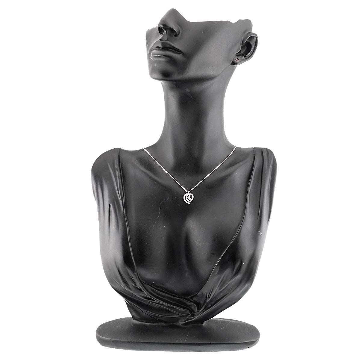 Enchantment Heart Diamond Necklace Platinum