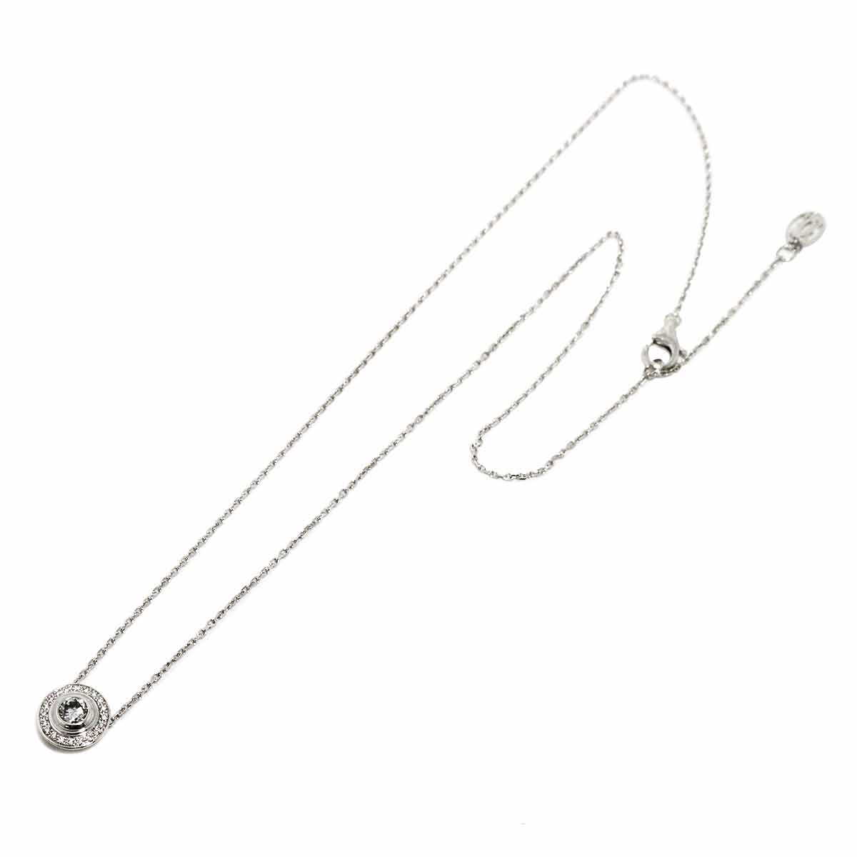 d Amour Diamond 0.27ct H/VVS1/3EX Necklace 18K White Gold 750