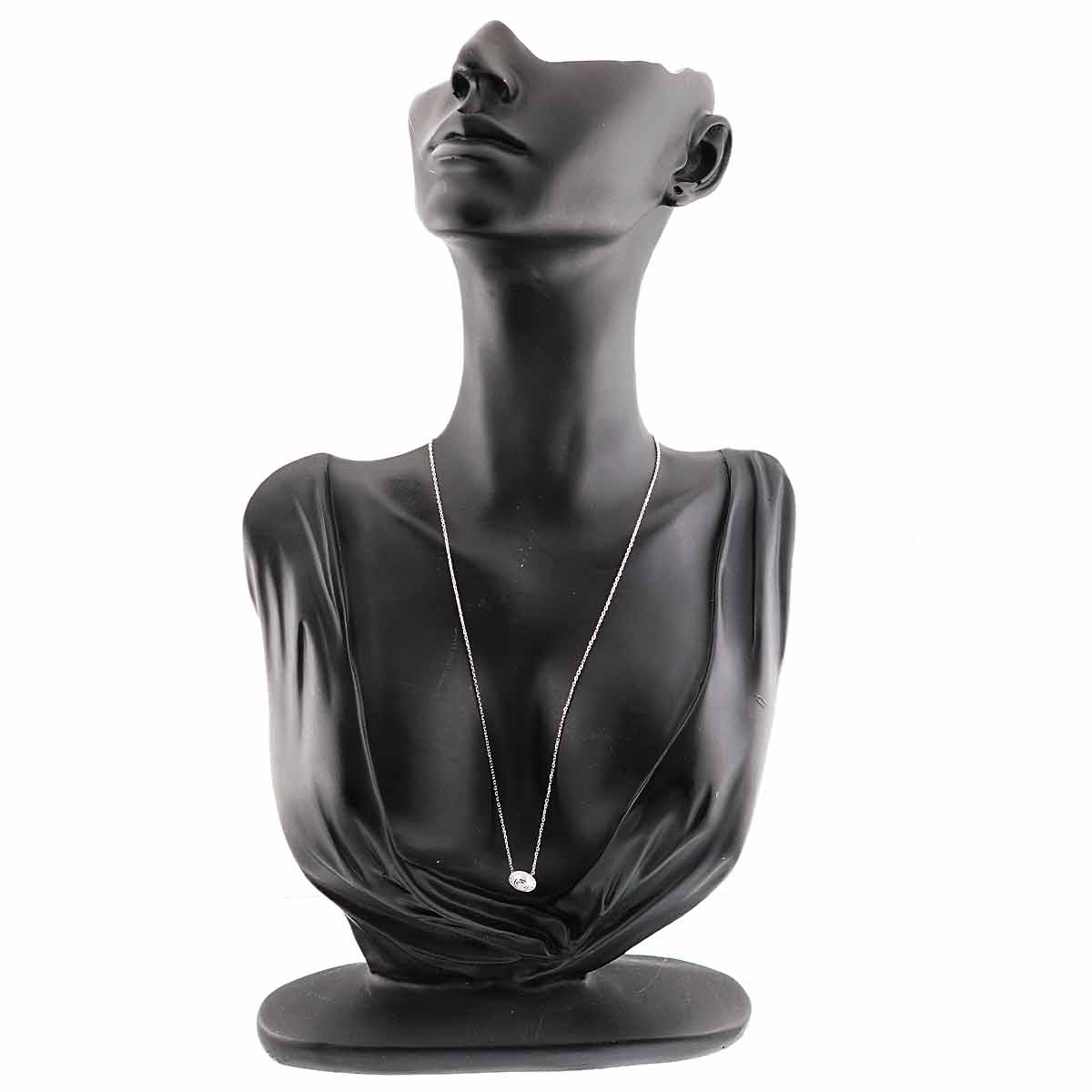 d Amour Diamond 0.27ct H/VVS1/3EX Necklace 18K White Gold 750