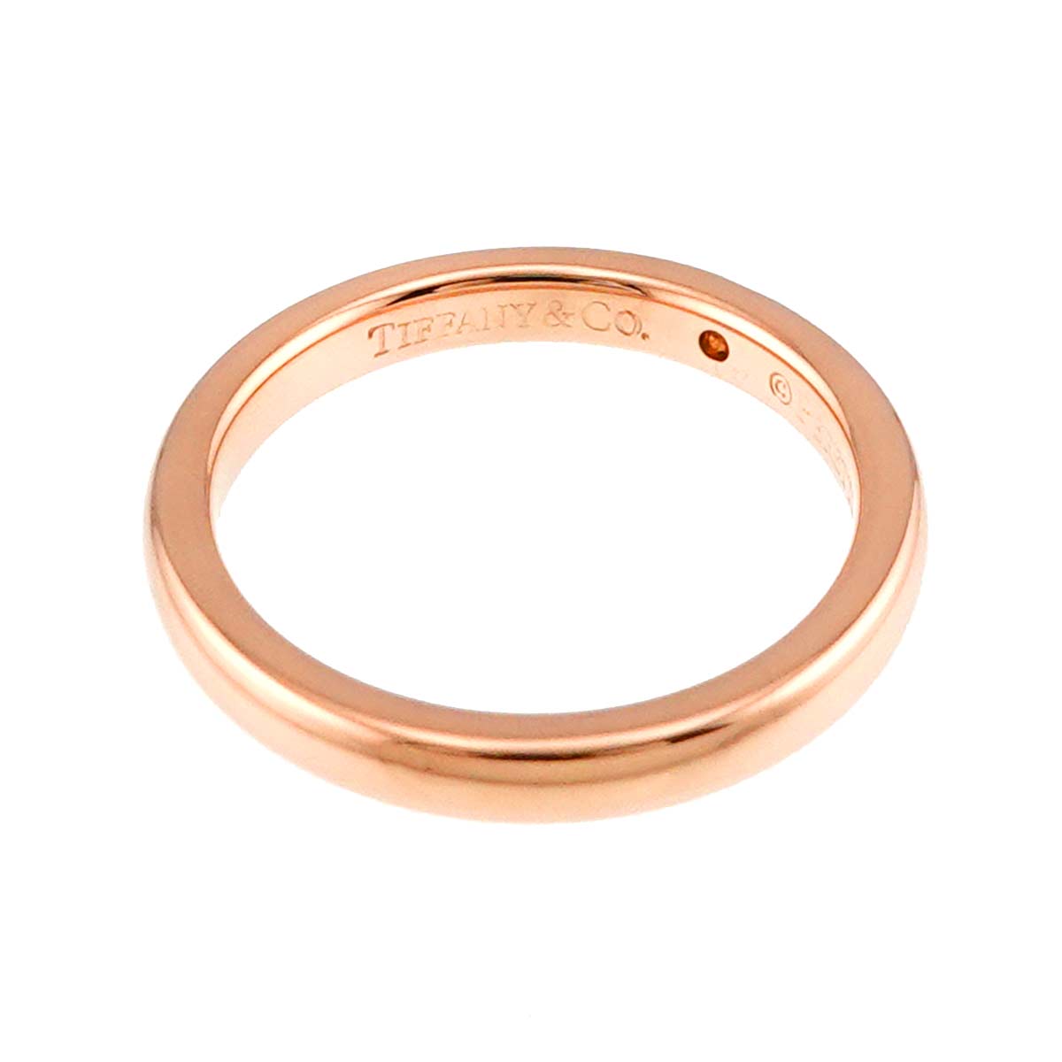 Stacking Diamond 1P Ring 18K Pink Gold 750 Size4.75-5(US)