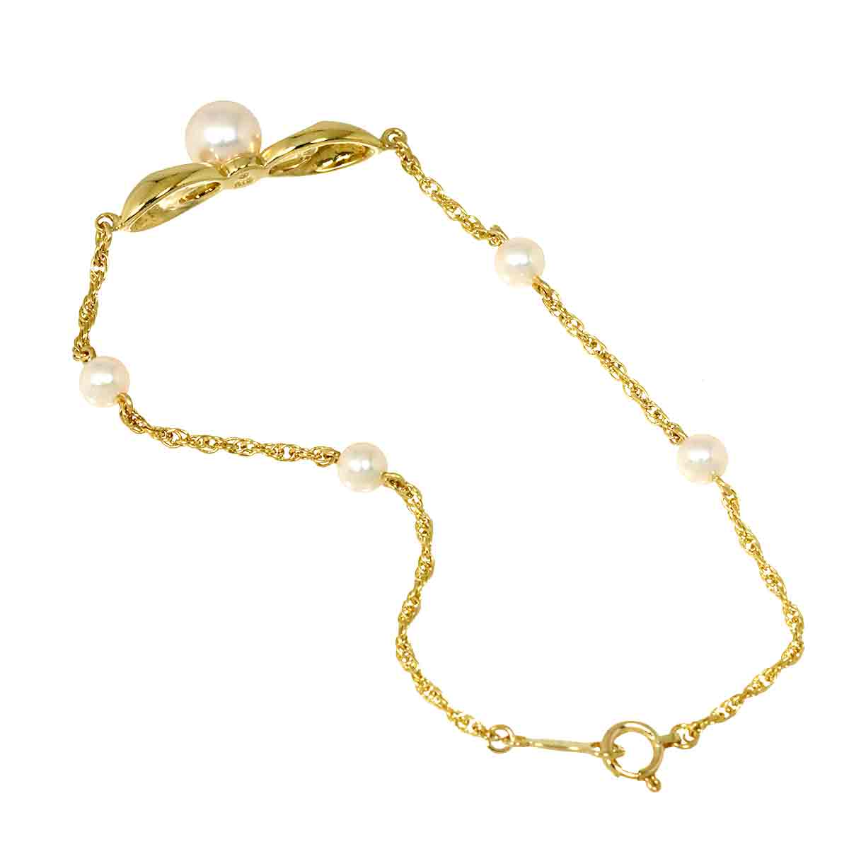 Akoya Pearl 6.2-4.0mm Bracelet 18K YG 750