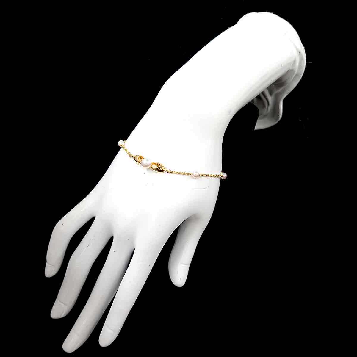 Akoya Pearl 6.2-4.0mm Bracelet 18K YG 750