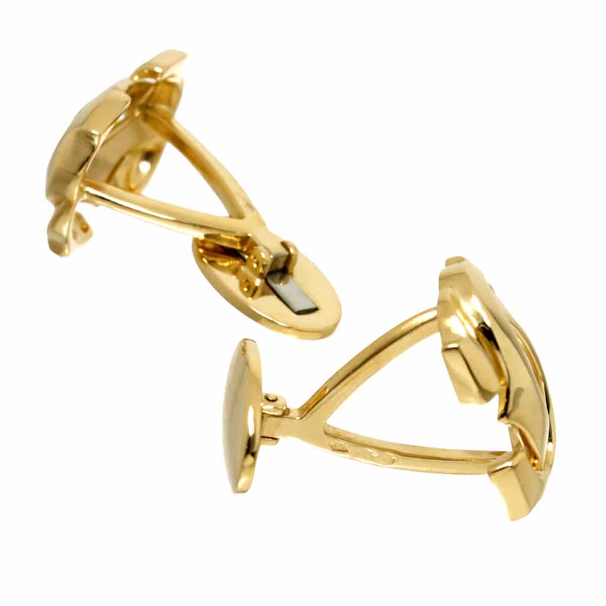 2C C2 Cuff links 18K Yellow Gold 750
