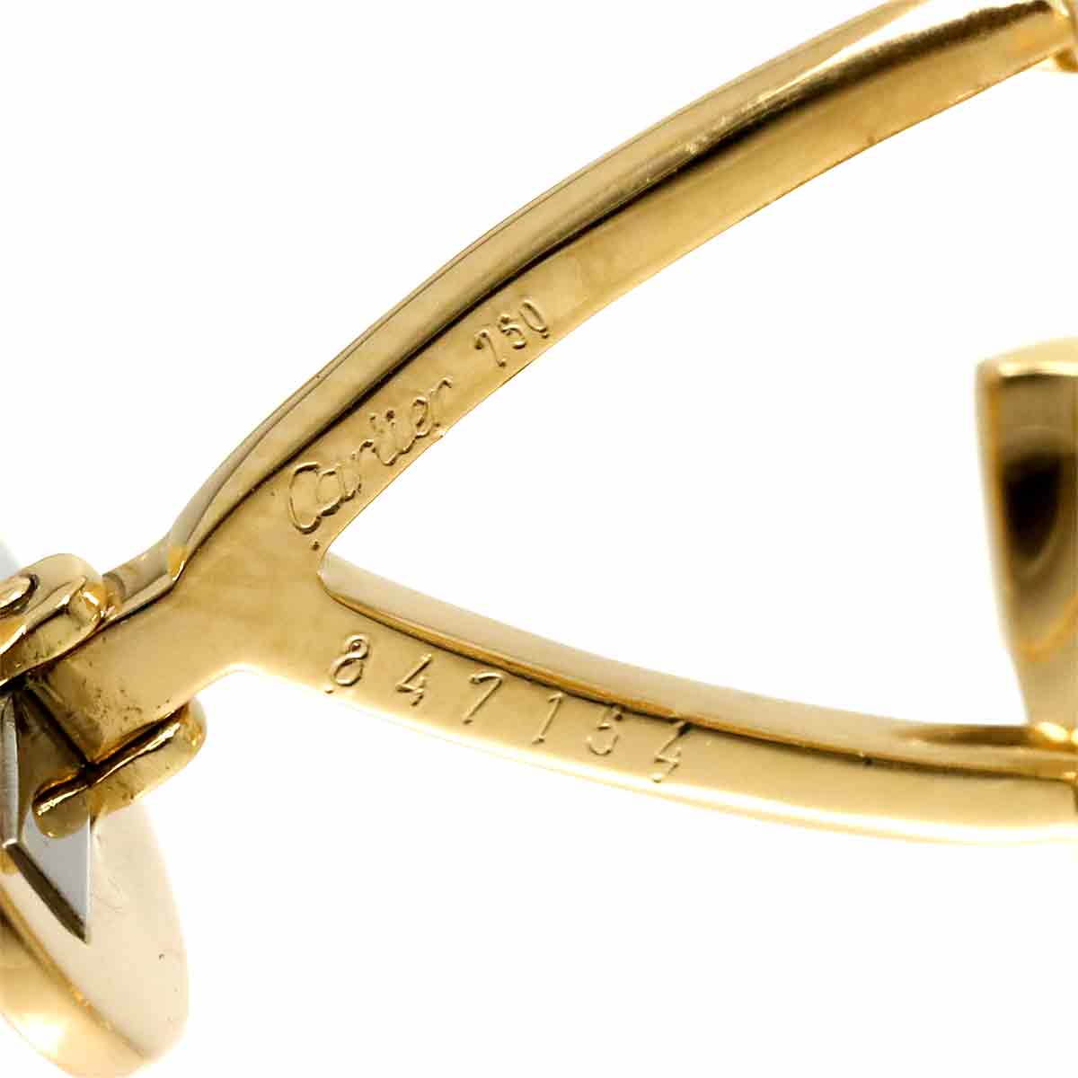 2C C2 Cuff links 18K Yellow Gold 750