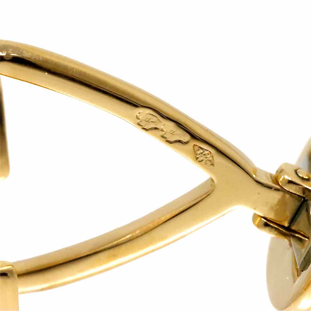 2C C2 Cuff links 18K Yellow Gold 750