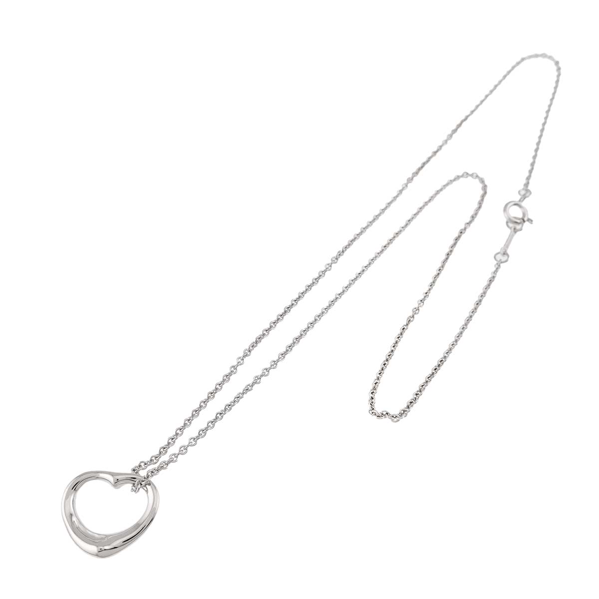 Open Heart Necklace Silver 925