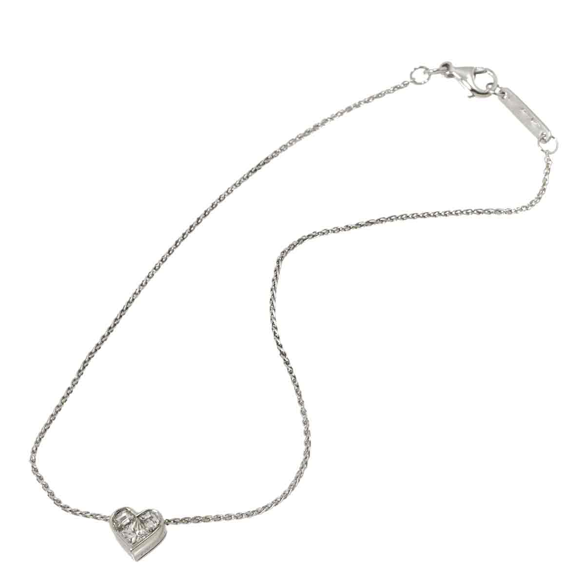 Diamond Anklet Bracelet K18 White Gold 750