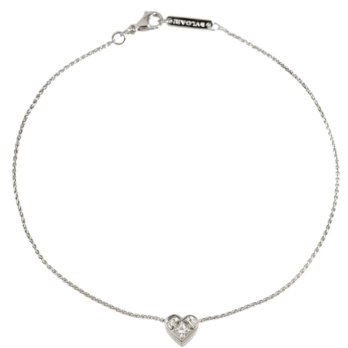 Diamond Anklet Bracelet K18 White Gold 750