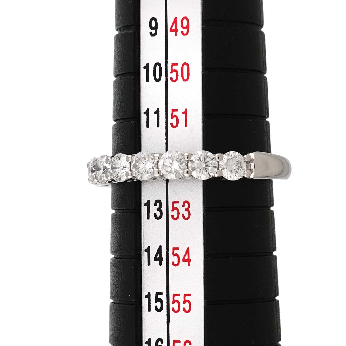 Forever Half Diamond Ring Platinum size6(US)