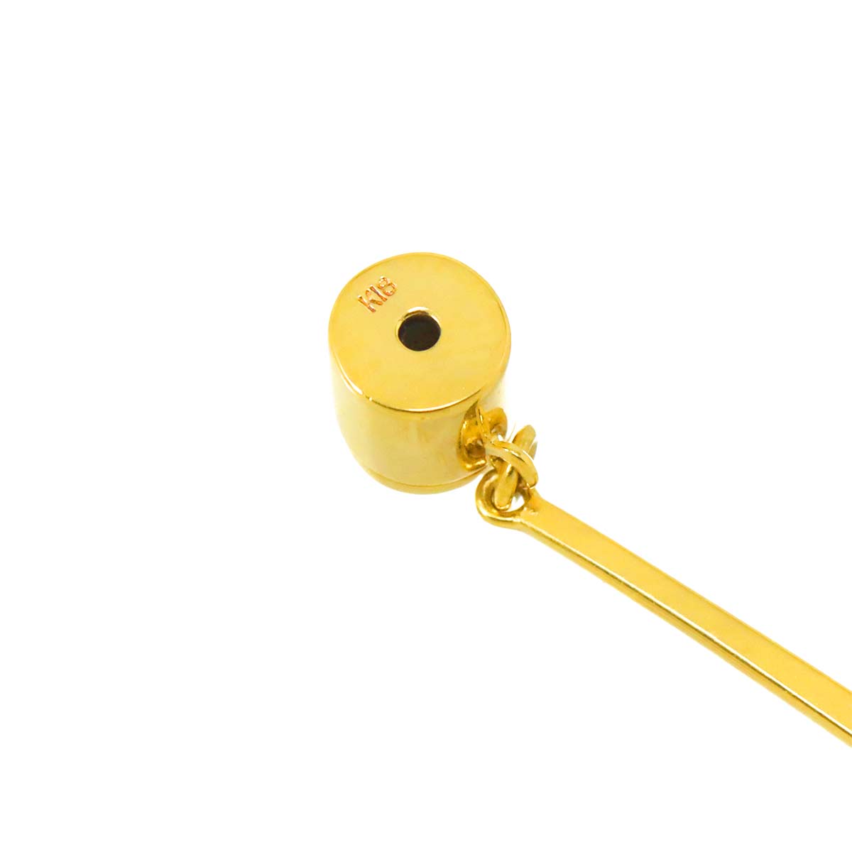 Diamond 0.17ct Earrings Pierced 18K YG 750