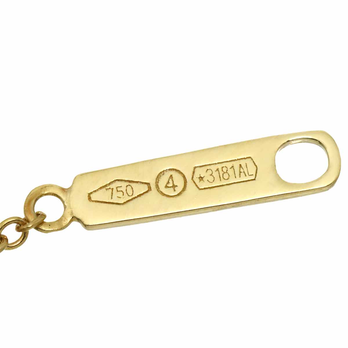 Belle Epoque XS Diamond Cross Necklace 18K YG 750