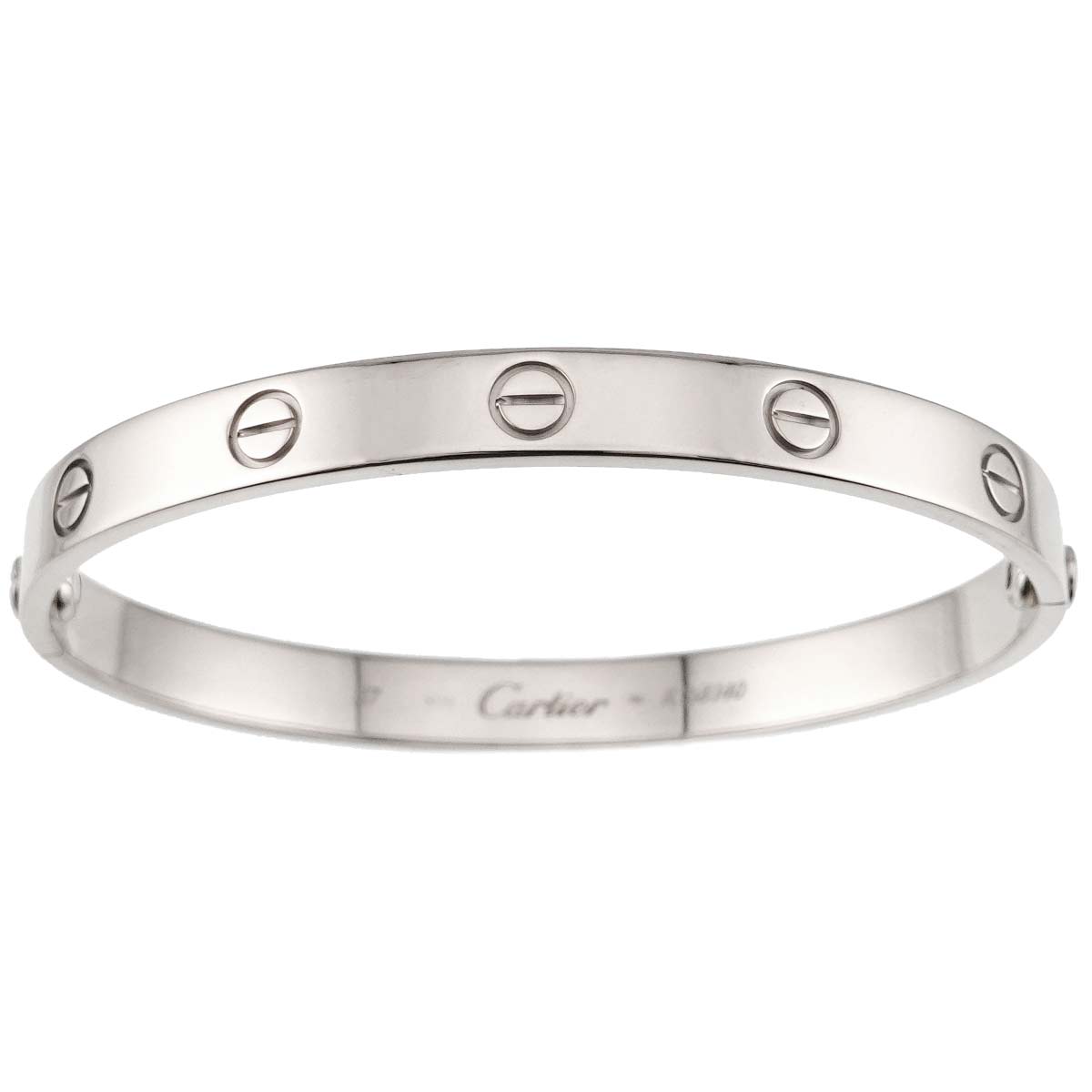 Love Bracelet Bangle 18K WG 750 Size17
