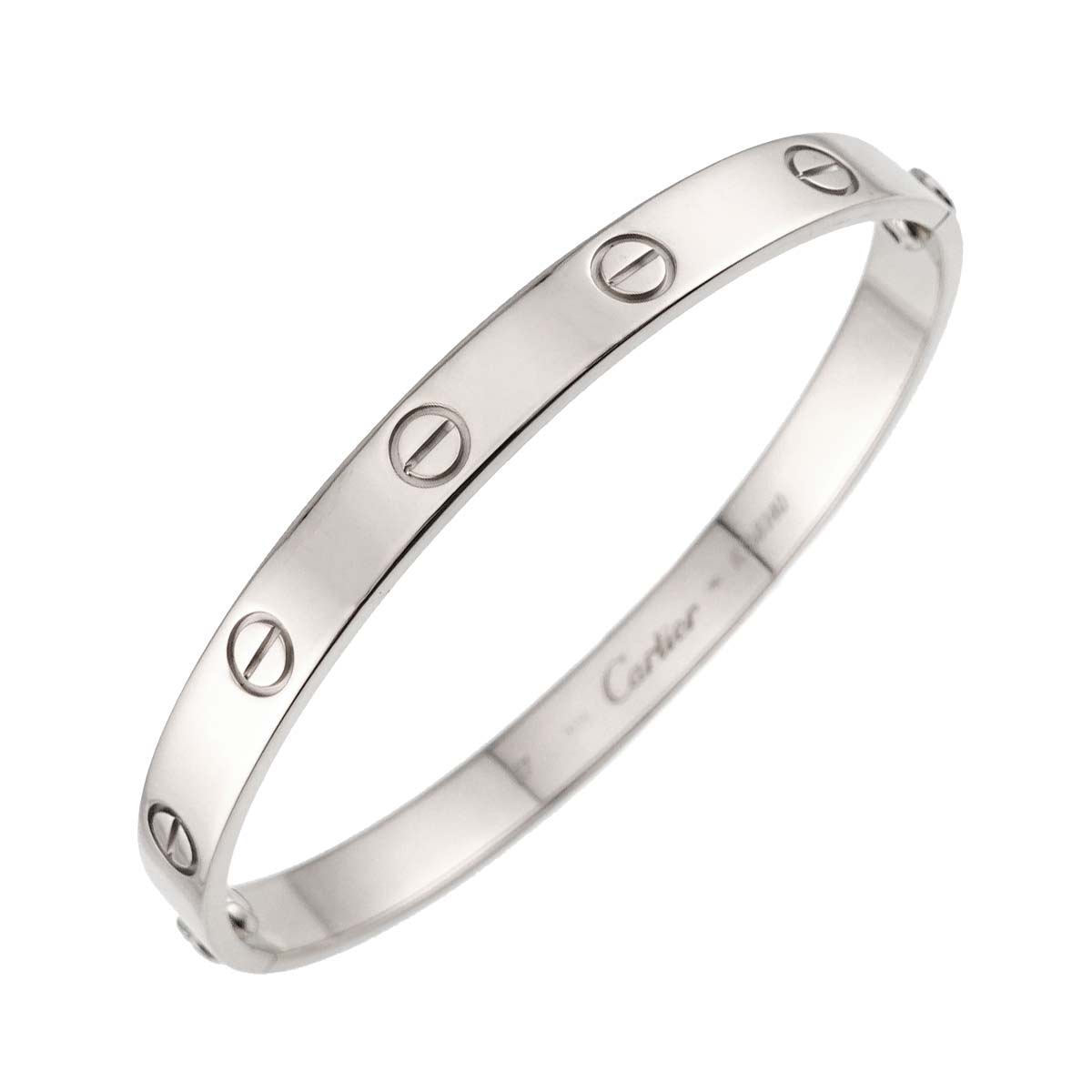 Love Bracelet Bangle 18K WG 750 Size17