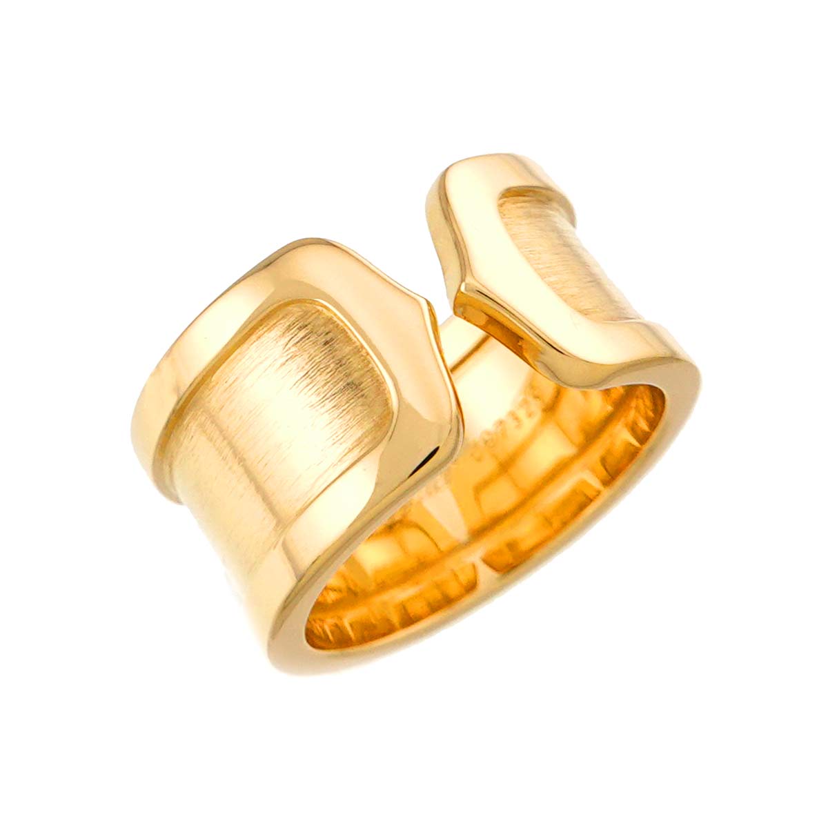 C2 LM Ring 18K YG 750 size48 4-4.5(US)