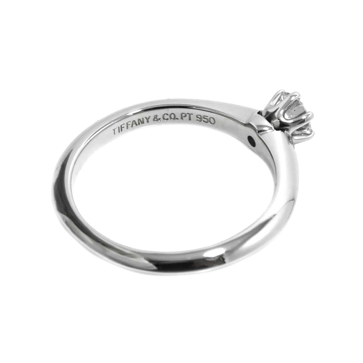 Diamond 0.24ct Ring Pt 4.75-5(US)