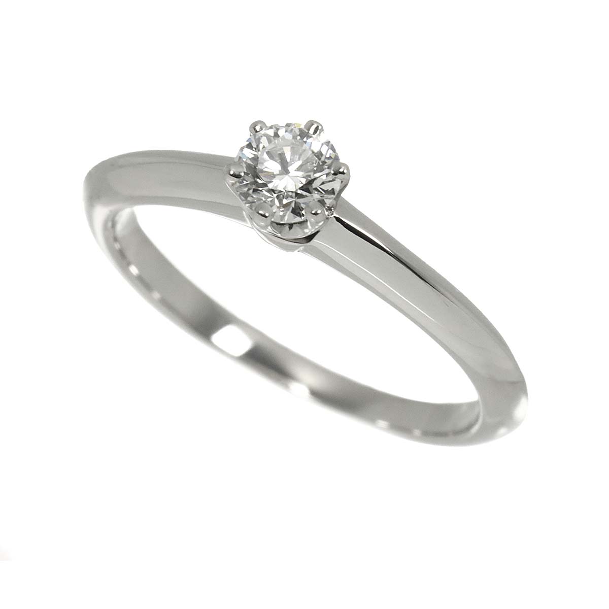 Diamond 0.24ct Ring Pt 4.75-5(US)