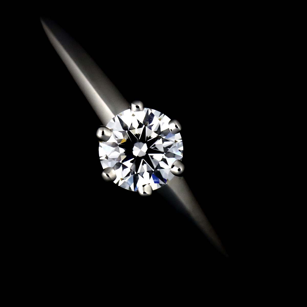 Diamond 0.24ct Ring Pt 4.75-5(US)