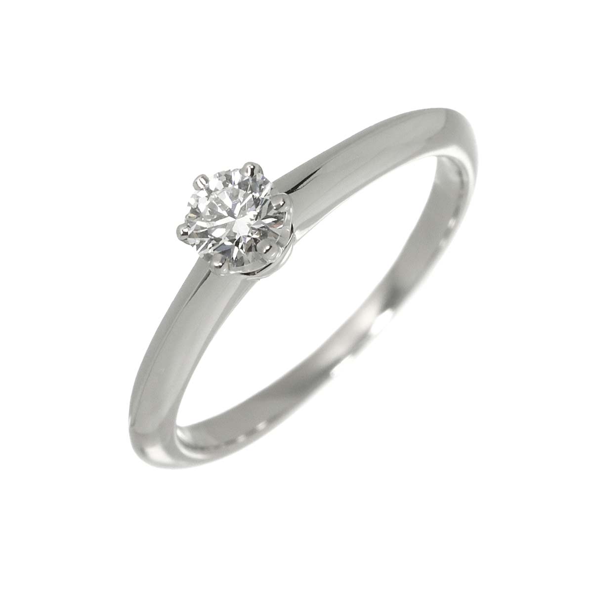 Diamond 0.24ct Ring Pt 4.75-5(US)