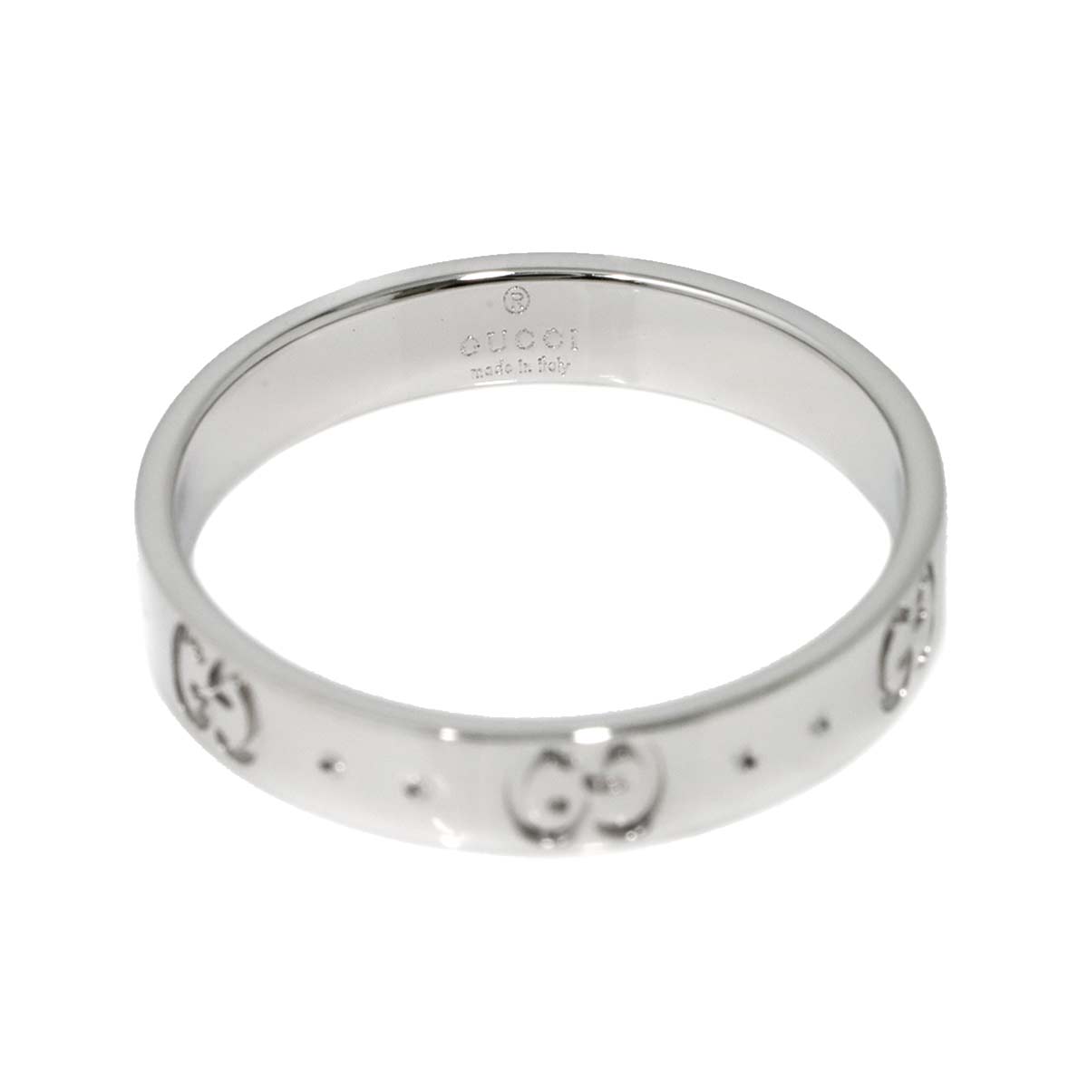 Icon Ring 18K White Gold 750 Size20 8.75-9(US)
