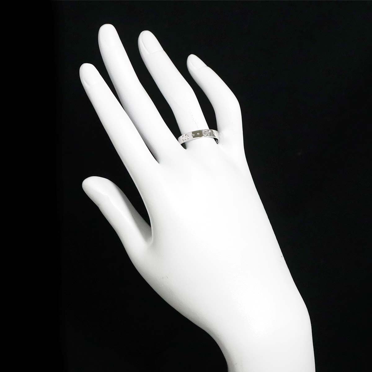 Icon Ring 18K White Gold 750 Size20 8.75-9(US)