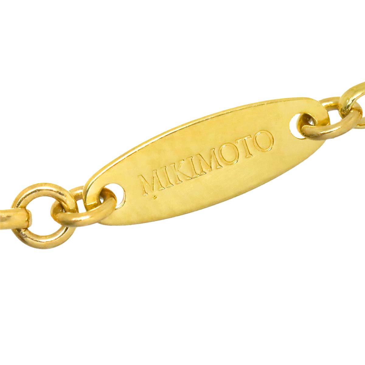 Akoya Pearl Multi Stone Necklace 18K YG 750