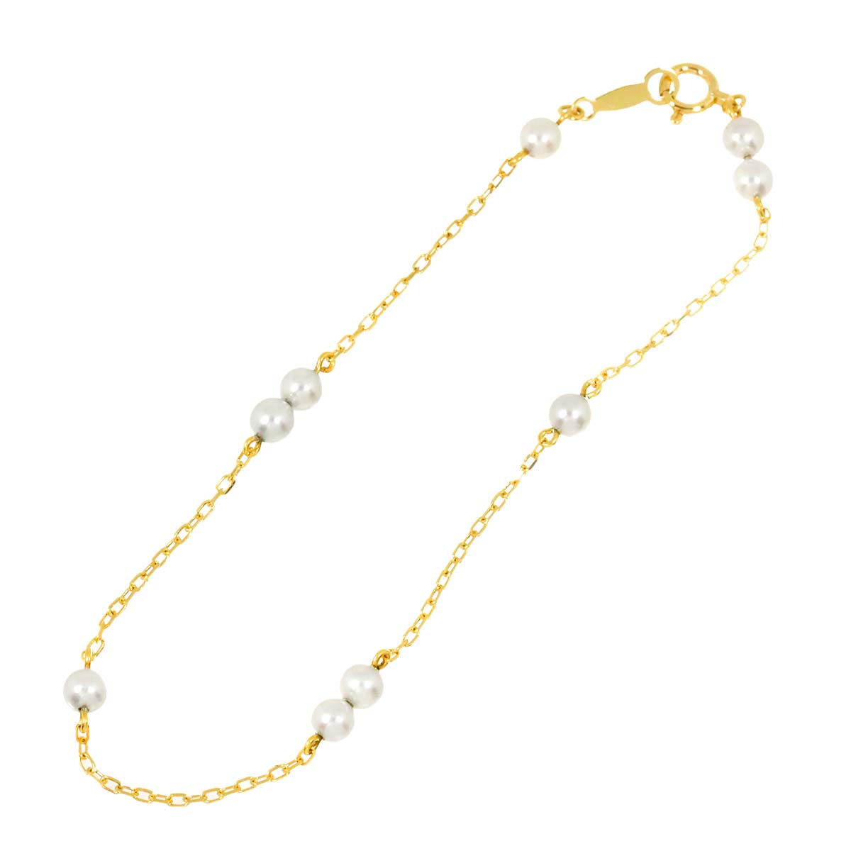 Baby Pearl 3.6-3.5mm Bracelet 18K YG 750