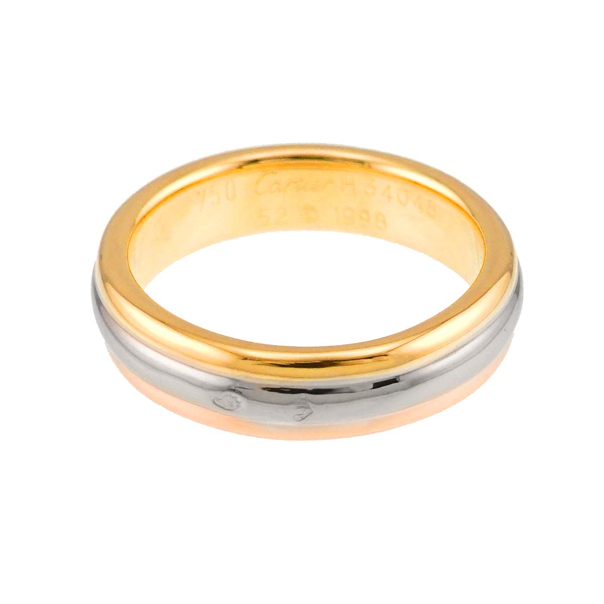 Vendome Ring 18K YG WG PG 750 size52 5.75-6(US)