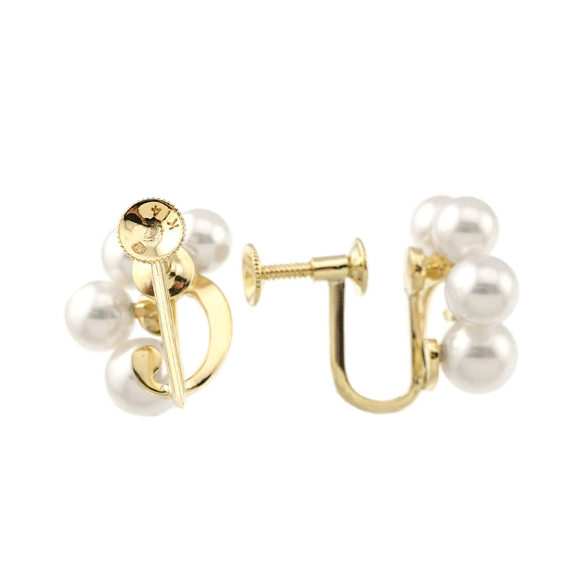 Akoya Pearl 6.2-5.1mm Earrings 14K Yellow Gold 585