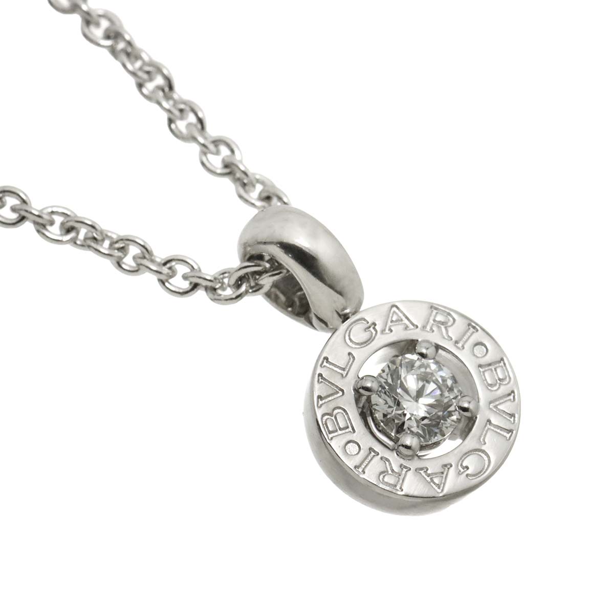 BVLGARIBVLGARI Diamond Necklace 18K White Gold 750