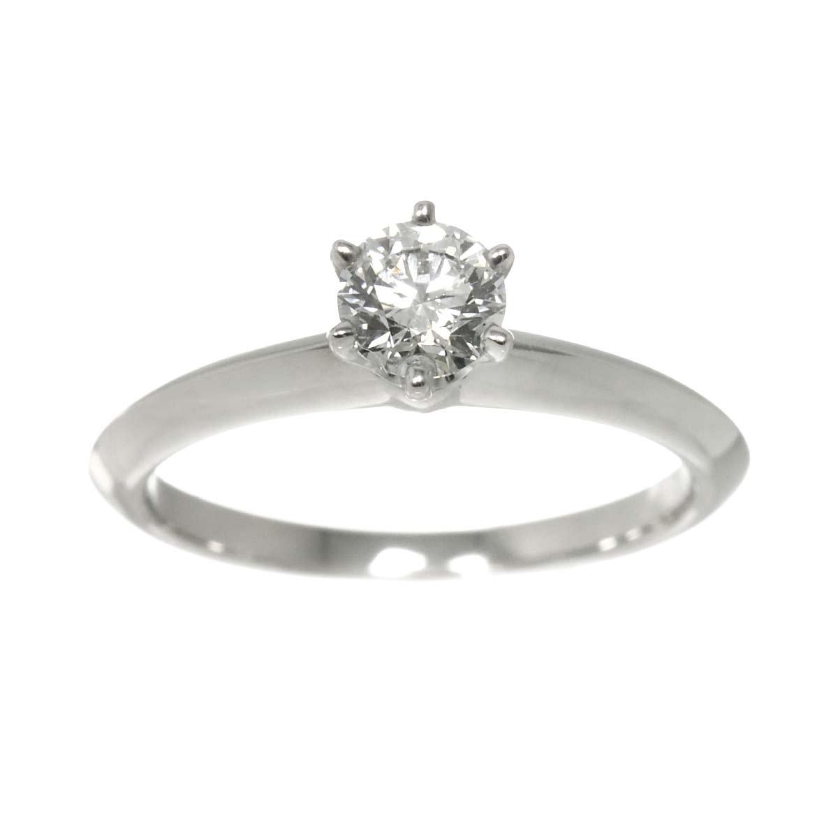 Diamond 0.39ct Ring Platinum Size4.5(US)