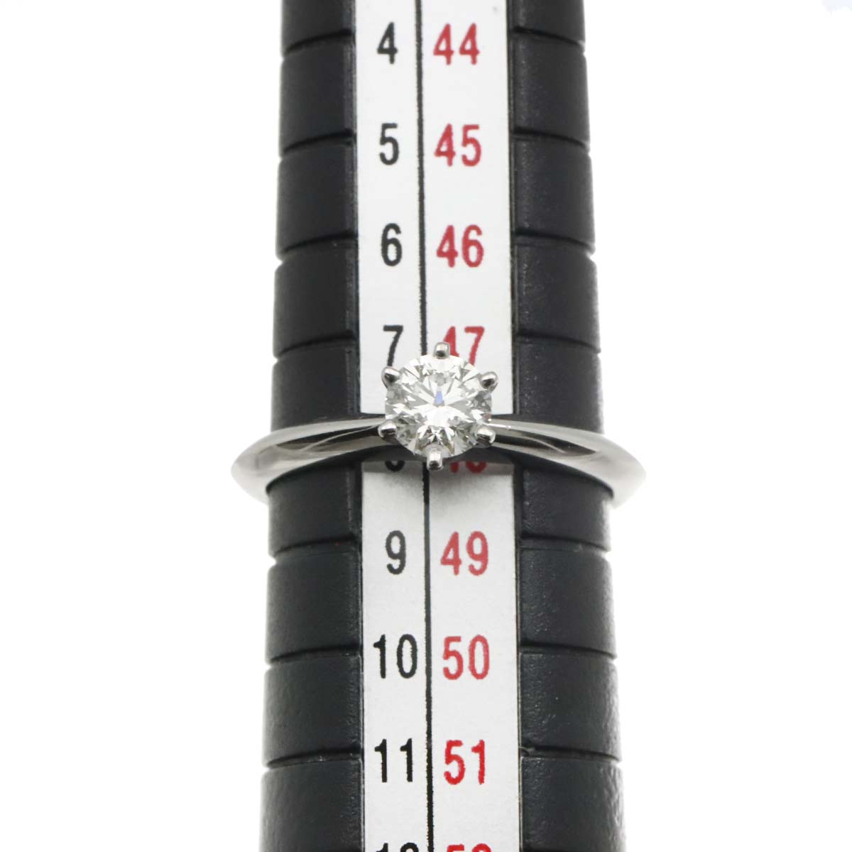 Diamond 0.39ct Ring Platinum Size4.5(US)