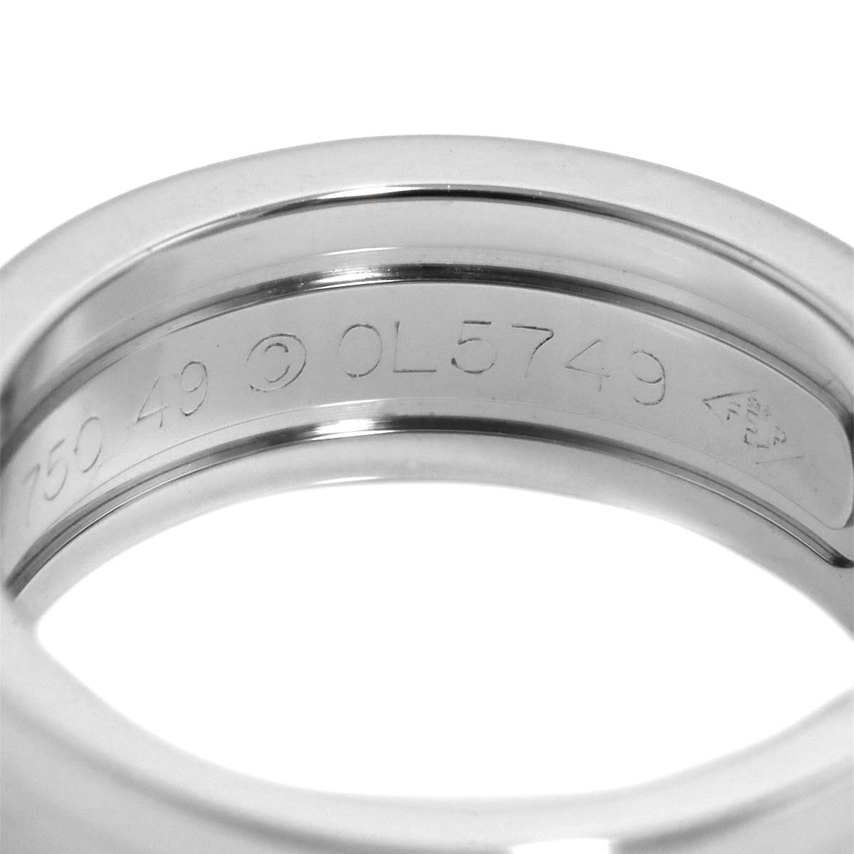 C2 Diamond SM Ring 18K WG 750 Size49 4.75-5(US)