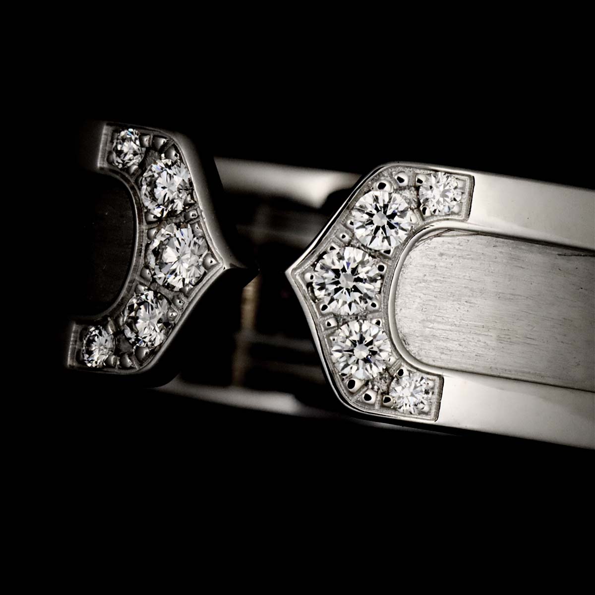 C2 Diamond SM Ring 18K WG 750 Size49 4.75-5(US)