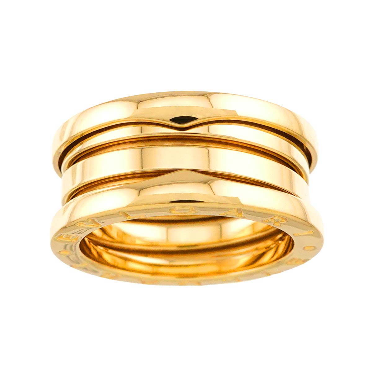 B-ZERO1 3 BAND Ring 18K YG 750 Size53 6(US)