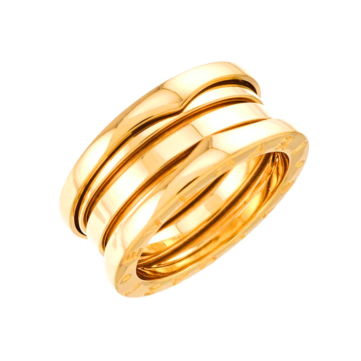 B-ZERO1 3 BAND Ring 18K YG 750 Size53 6(US)