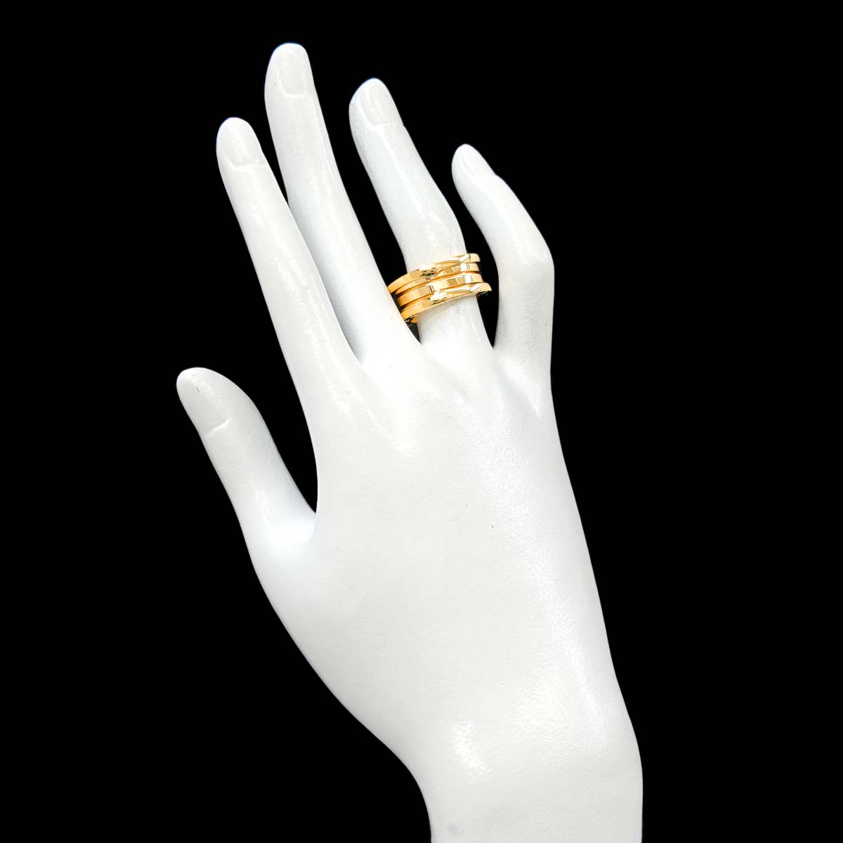 B-ZERO1 3 BAND Ring 18K YG 750 Size53 6(US)
