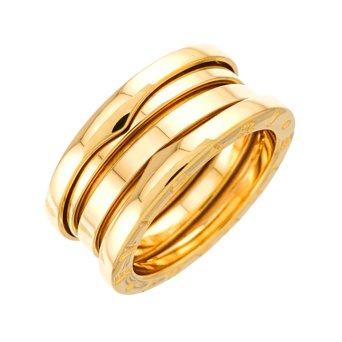 B-ZERO1 3 BAND Ring 18K YG 750 Size53 6(US)
