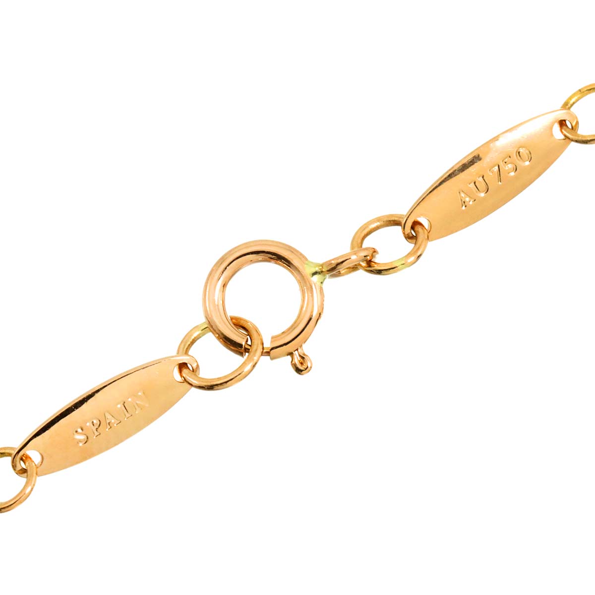 By The Yard Diamond 3P Bracelet 18K PG 750