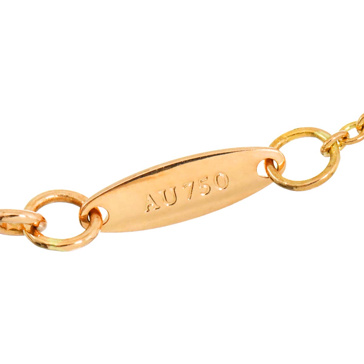 By The Yard Diamond 3P Bracelet 18K PG 750