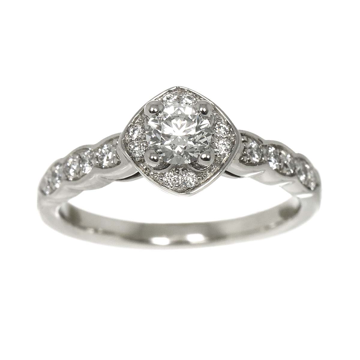 Coco Crush Diamond 0.26ct E/IF/3EX Ring Pt size48 4.5(US)