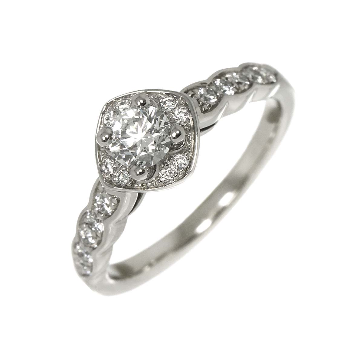 Coco Crush Diamond 0.26ct E/IF/3EX Ring Pt size48 4.5(US)