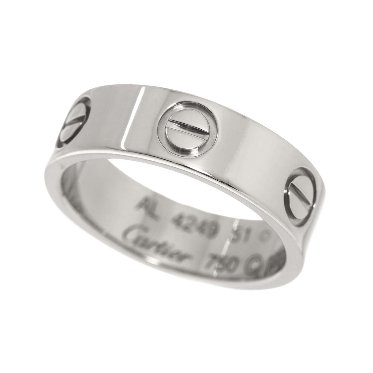 Love Classic Ring 18K White Gold 750 size51 5.25(US)