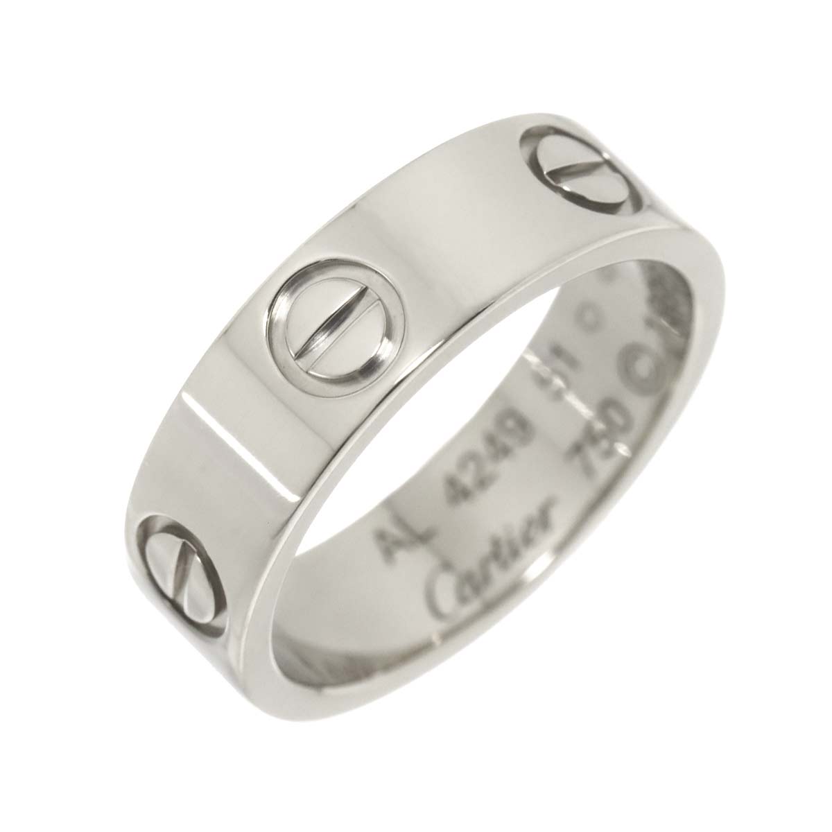 Love Classic Ring 18K White Gold 750 size51 5.25(US)