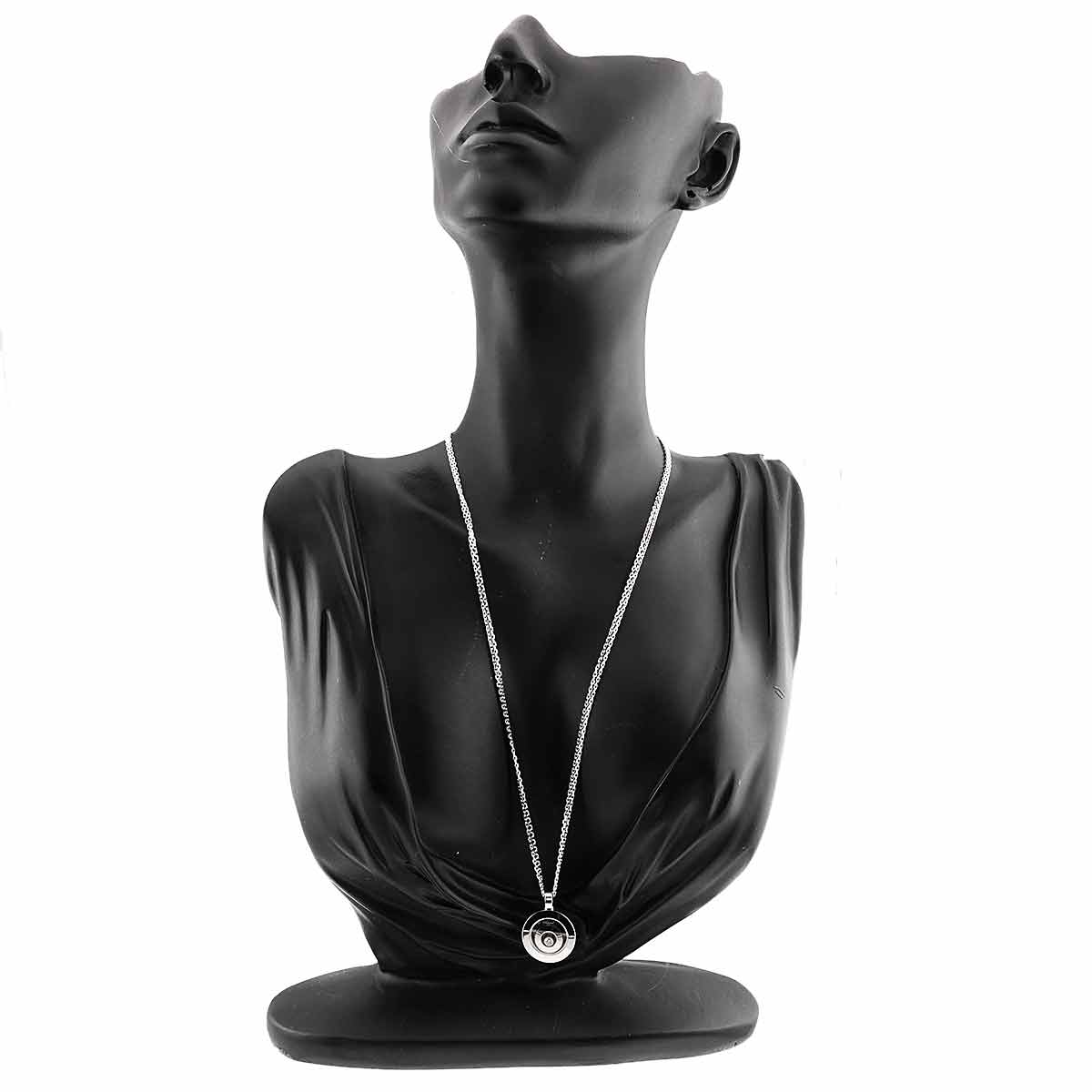 Happy Spirit Diamond Necklace 18K White Gold 750