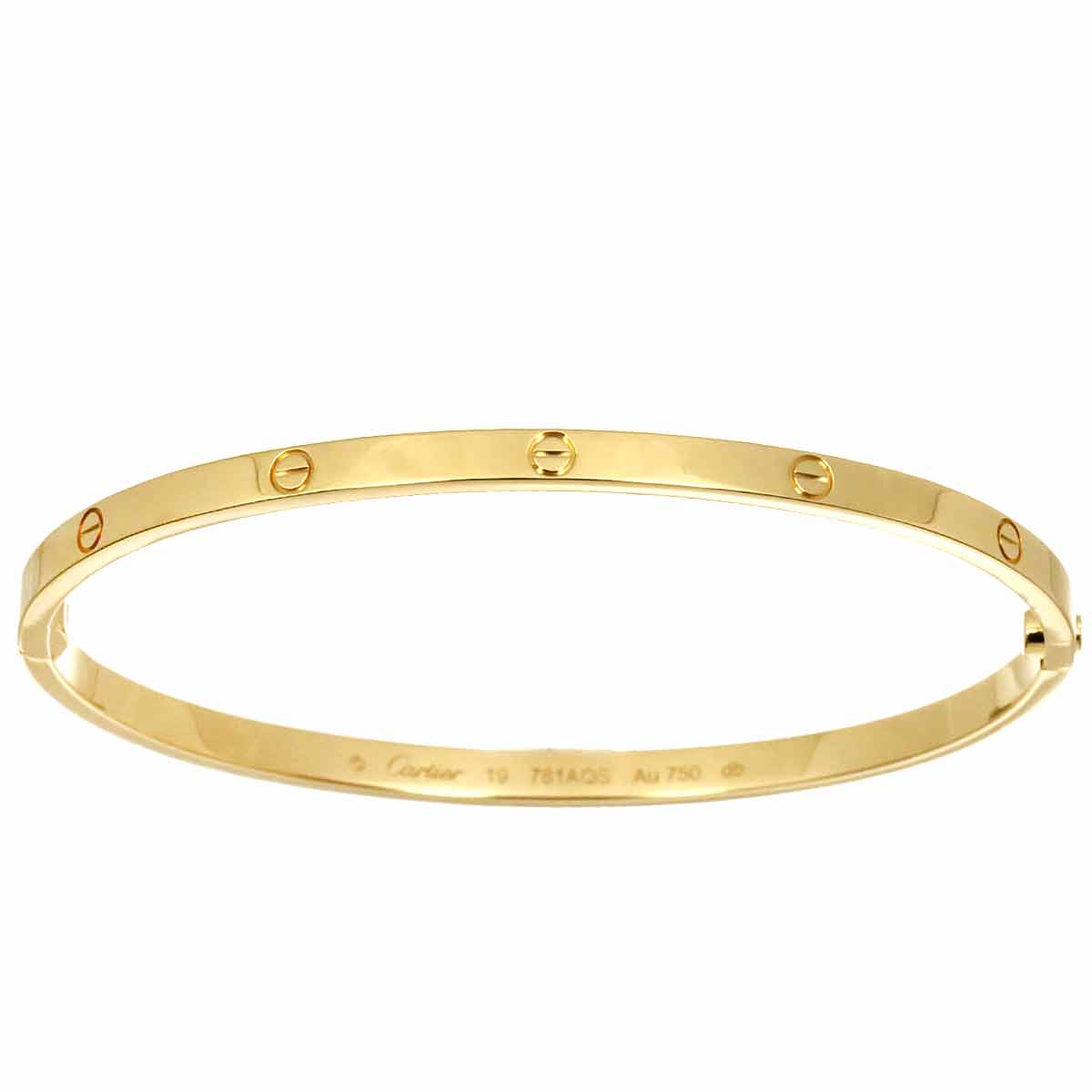 Love Bracelet SM 18K Yellow Gold 750 Size19