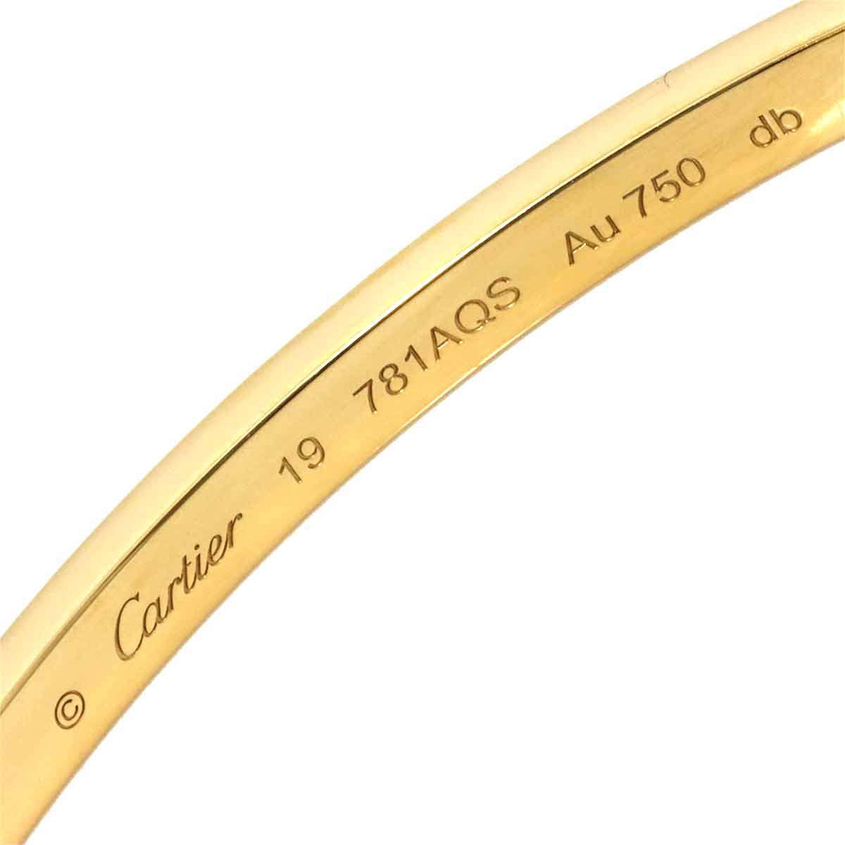 Love Bracelet SM 18K Yellow Gold 750 Size19