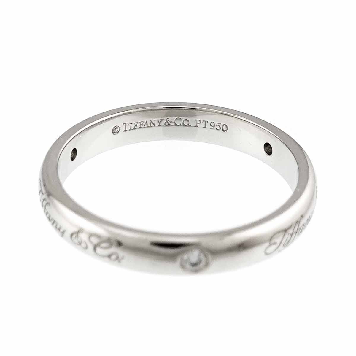 Lucida Notes Diamond Ring Pt Platinum size5.5-5.75(US)